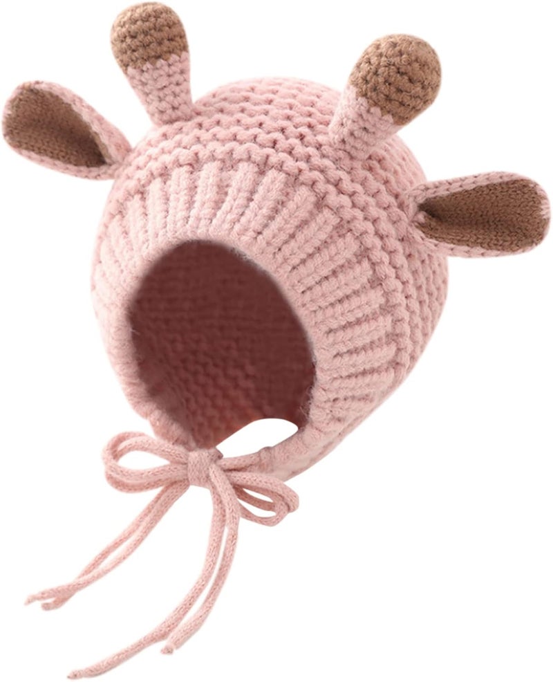 MINGSEECESS Kids Knitted Beanie Hat Cute Frog Cartoon Winter Warmer Cap with Big Eyes for Baby Boys Girls - Image 1